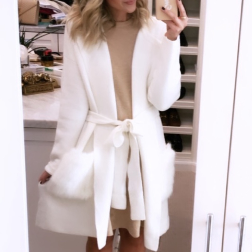 French connections- fur pocket and belt